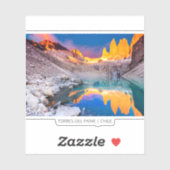 Torres del Paine, Chile Aufkleber (Blatt)