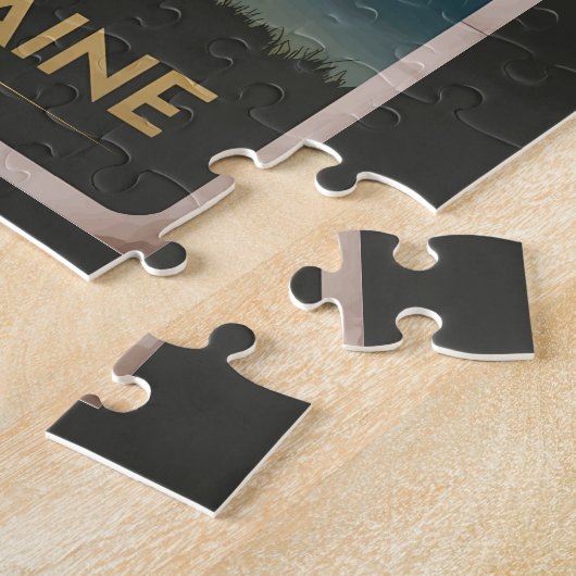 Torres del Paine Chile Illustration Travel Art Puzzle (Seite)