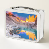 Torres del Paine, Chile Metall Brotdose (Rückseite)