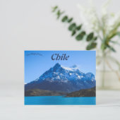 Torres Del Paine Chile Postkarte (Stehend Vorderseite)