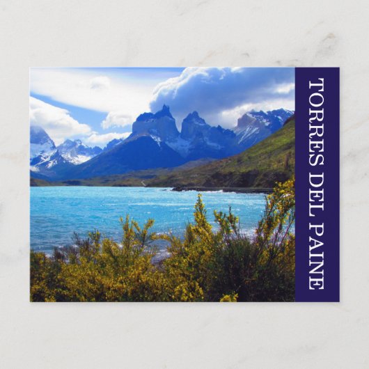 Torres del Paine cuernos Postkarte (Vorderseite)