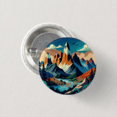 Torres del Paine Nationalpark Chile Button (Vorne & Hinten)