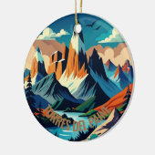 Torres del Paine Nationalpark Chile Keramik Ornament (Links)