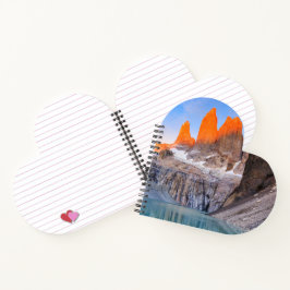 Torres del Paine Nationalpark, Chile. Notizblock