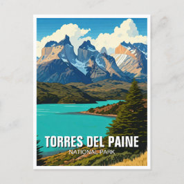 Torres Del Paine Nationalpark Chile Postkarte