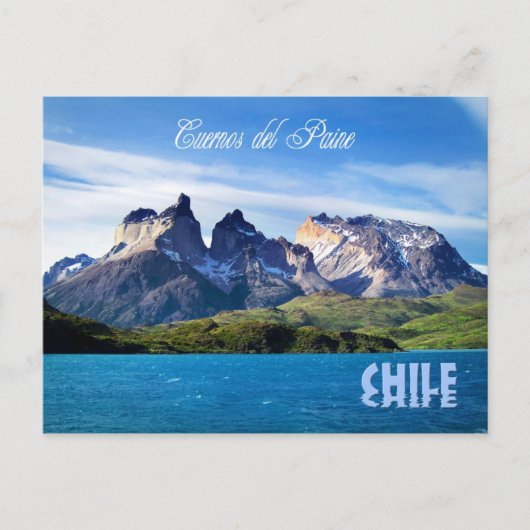 Torres del Paine Nationalpark, Chile Postkarte (Vorderseite)