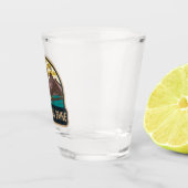 Torres del Paine Nationalpark Chile Vintag Schnapsglas (Rechts)
