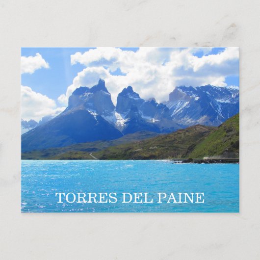 Torres del Paine Nationalpark Postkarte (Vorderseite)