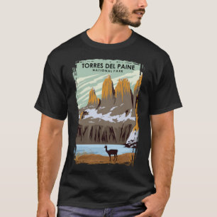 Torres Del Paine Nationalpark Vintager Parkplatz T-Shirt