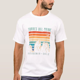 Torres del Paine T Shirt Retro Chile Ristorante de