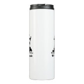 Torres del Paine - W Circuit - Wandern  Thermosbecher (Rückseite)