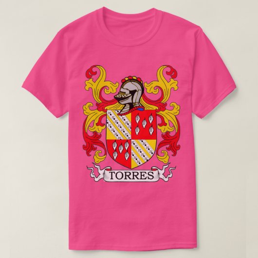 Torres Familienwappen T-Shirt (Design vorne)