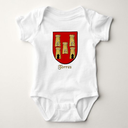 Torres Family Shield Baby Strampler (Vorderseite)
