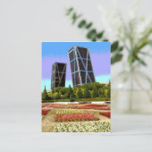 Torres Kio de Madrid Postkarte (Stehend Vorderseite)