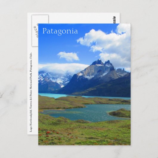 Torres Lago Postkarte (Vorne/Hinten)