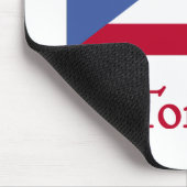 Torres Puertorikaner-Flagge Mousepad (Ecke)
