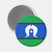 Torres Strait Islander Ländersymbol Magnet (Vorderseite/Rückseite)