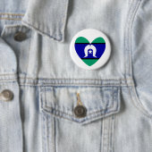 Torres Strait Islanders Herz Button (Beispiel)