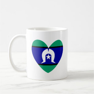 Torres Strait Islanders Herz Kaffeetasse