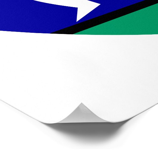 Torres Strait Islanders Herz Poster (Ecke)