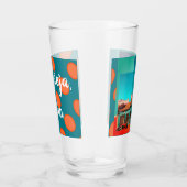 Torrevieja House, Palm, Bright Orange & Turquoise Glas (Rechts)