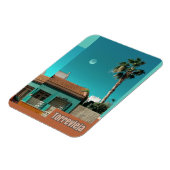 Torrevieja in Orange und Turqoise Magnet (Linke Seite)