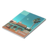 Torrevieja in Orange und Turqoise Notizblock (Rotiert)