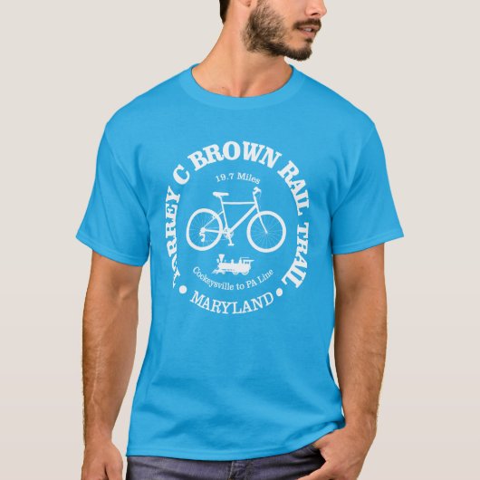 Torrey C Brown Rail Trail (Radfahren) T-Shirt (Vorderseite)