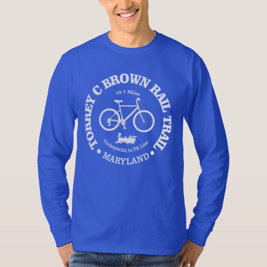 Torrey C Brown Rail Trail (Radfahren) T-Shirt (Vorderseite)