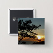 Torrey Pine Sunset I California Landscape Button (Vorne & Hinten)