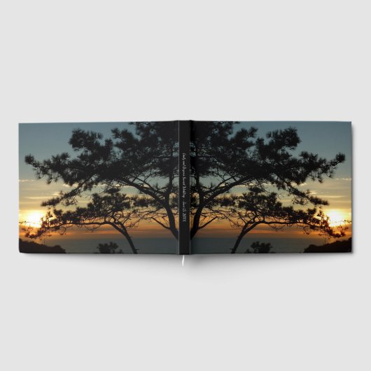 Torrey Pine Sunset I California Landscape Gästebuch (Voll)