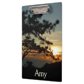 Torrey Pine Sunset I California Landschaft Klemmbrett (Links)