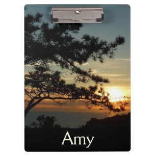 Torrey Pine Sunset I California Landschaft Klemmbrett