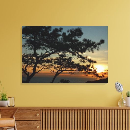 Torrey Pine Sunset I California Landschaft Leinwanddruck (Insitu (Wohnzimmer))
