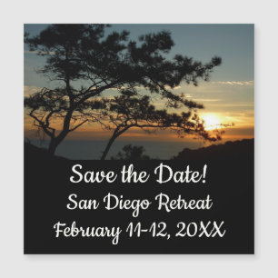 Torrey Pine Sunset I California Landschaft Magnetkarte