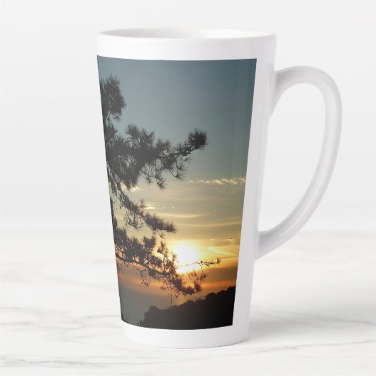 Torrey Pine Sunset I California Landschaft Milchtasse (Rechts)