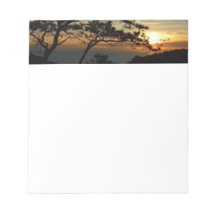 Torrey Pine Sunset I California Landschaft Notizblock