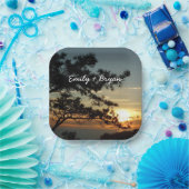 Torrey Pine Sunset I California Landschaft Pappteller (Party)