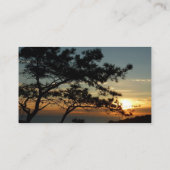 Torrey Pine Sunset I California Landschaft Visitenkarte (Rückseite)