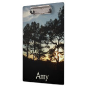 Torrey Pine Sunset II Kalifornien Landschaft Klemmbrett (Links)