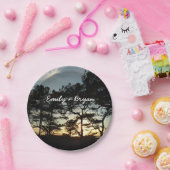 Torrey Pine Sunset II Kalifornien Landschaft Pappteller (Party)