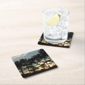 Torrey Pine Sunset II Kalifornien Landschaft Rechteckiger Pappuntersetzer (Vor Ort)