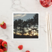 Torrey Pine Sunset II Kalifornien Landschaft Serviette (Beispiel)