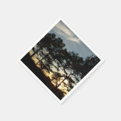 Torrey Pine Sunset II Kalifornien Landschaft Serviette (Ecke)