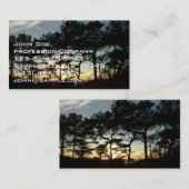 Torrey Pine Sunset II Kalifornien Landschaft Visitenkarte (Vorne/Hinten)