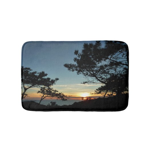 Torrey Pine Sunset III California Landschaft Badematte (Vorderseite)