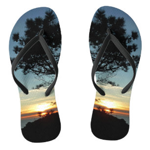 Torrey Pine Sunset III California Landschaft Badesandalen
