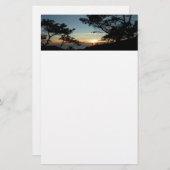 Torrey Pine Sunset III California Landschaft Briefpapier (Vorne/Hinten)