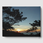 Torrey Pine Sunset III California Landschaft Gästebuch (Rückseite)