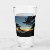 Torrey Pine Sunset III California Landschaft Glas (Rückseite)